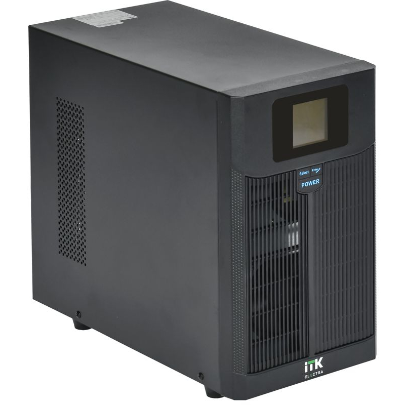 ITK ELECTRA LT ИБП Линейно-интерактивный 2кВА/1,6кВт однофазный с LCD дисплеем с АКБ 4х7AH USB порт