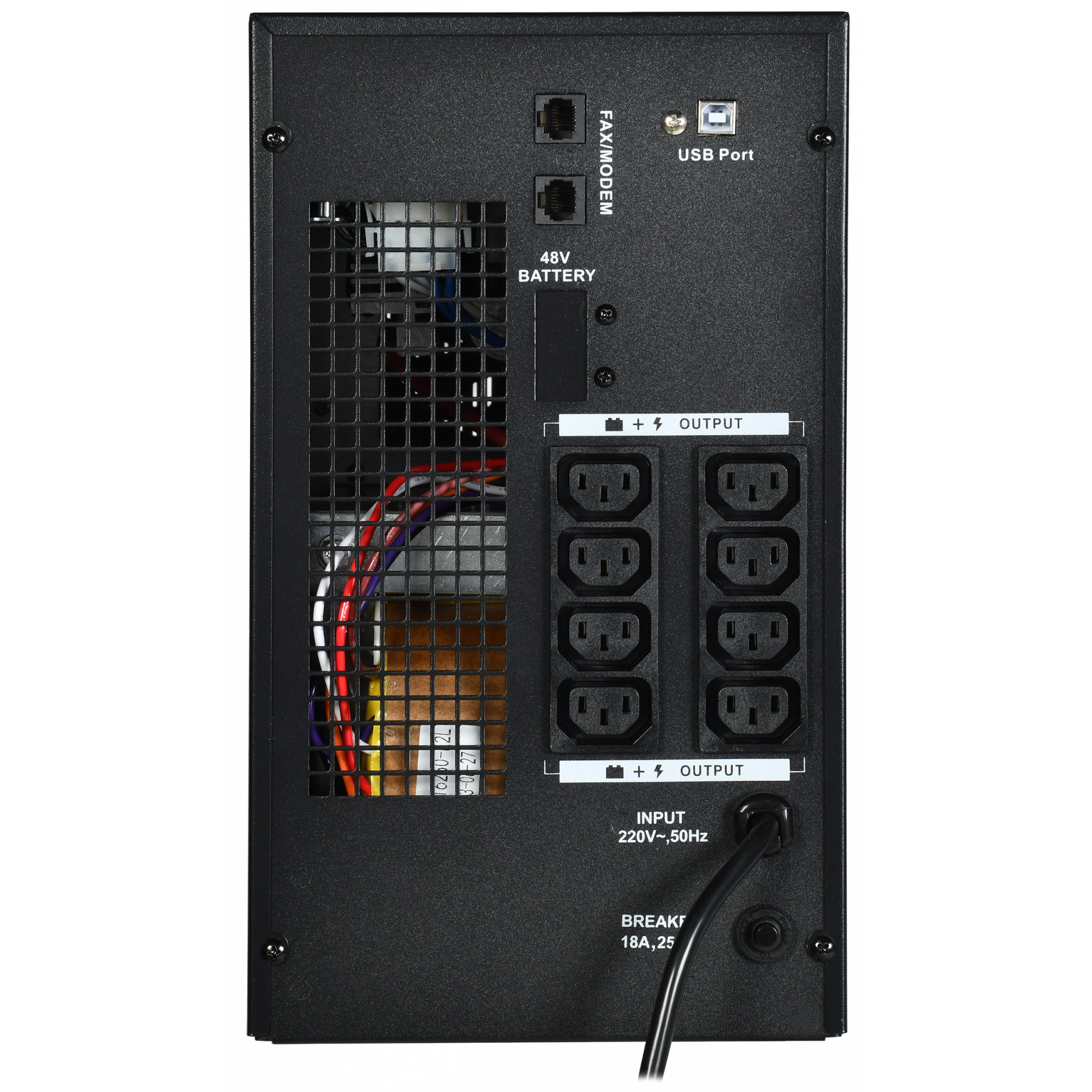ITK ELECTRA LT ИБП однофазный линейно-интерактивный 3кВА/2,4кВт 8хС13 LCD дисплей АКБ 4х9AH USB RJ45/11