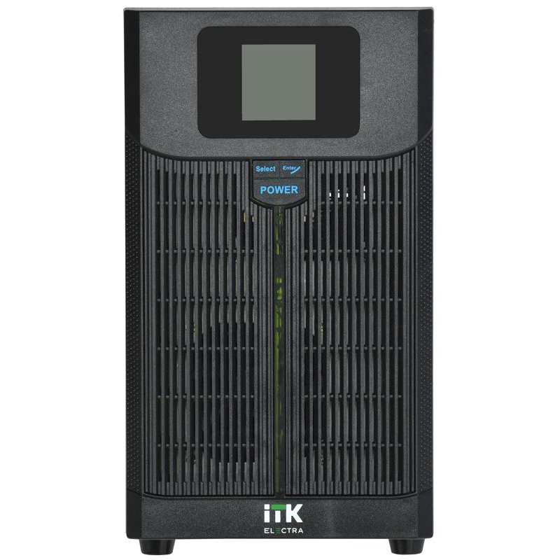 ITK ELECTRA LT ИБП однофазный линейно-интерактивный 3кВА/2,4кВт 8хС13 LCD дисплей 48VDC без АКБ USB RJ45/11