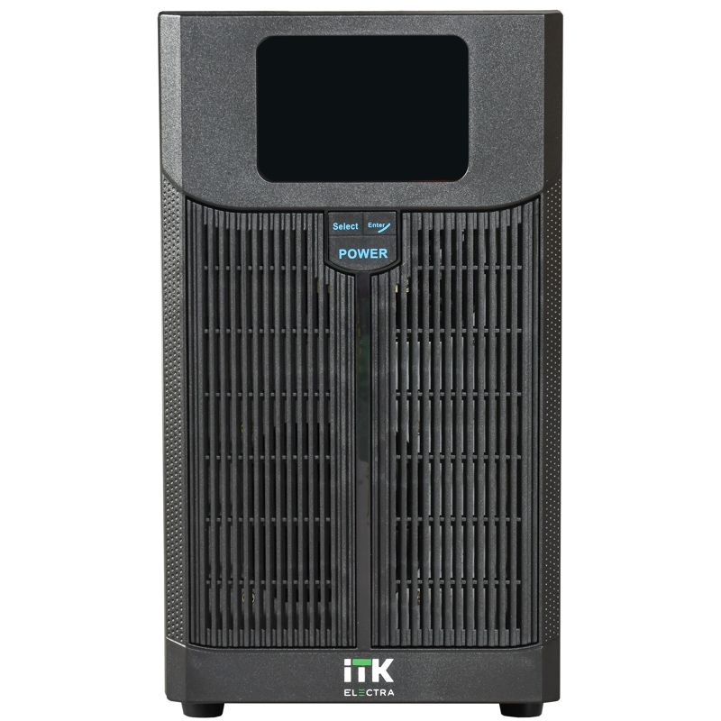 ITK ELECTRA LT ИБП однофазный линейно-интерактивный 3кВА/2,4кВт 3хSchuko LCD дисплей 48VDC без АКБ USB RJ45/11
