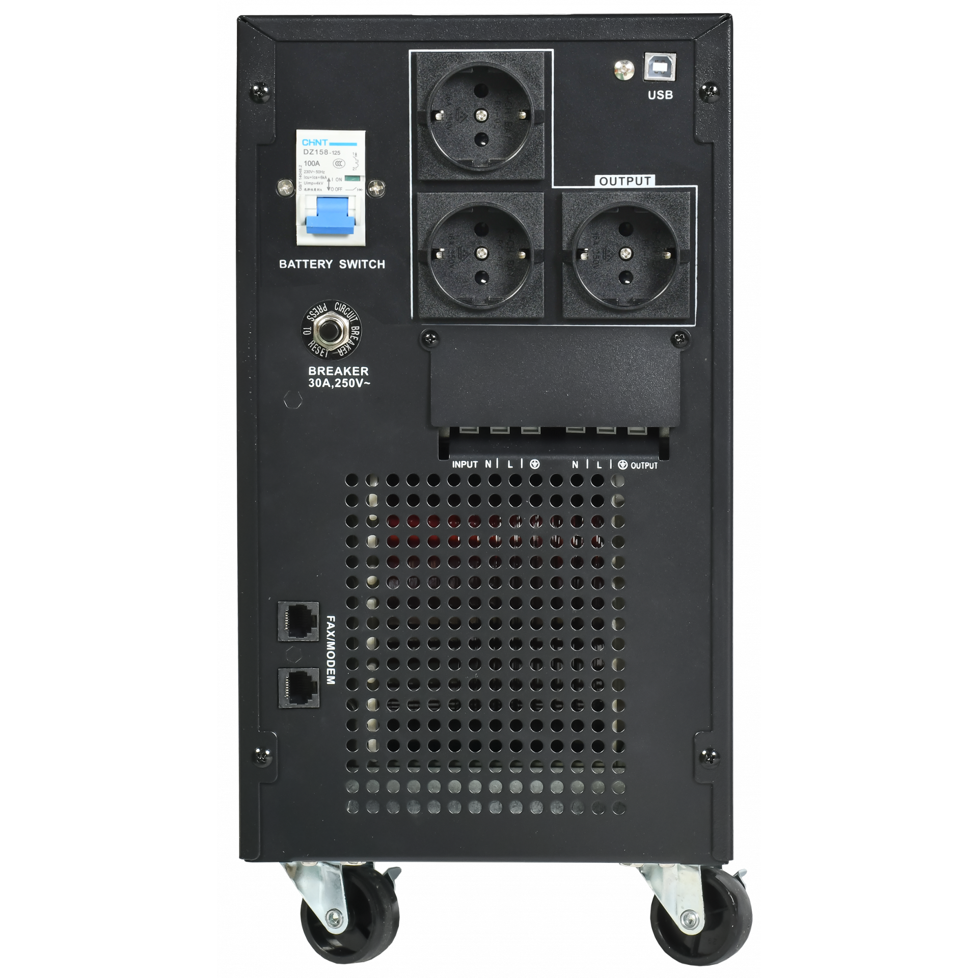 ITK ELECTRA LT ИБП однофазный линейно-интерактивный 5кВА/4кВт 3хSchuko LCD дисплей АКБ 4х17AH USB RJ45/11