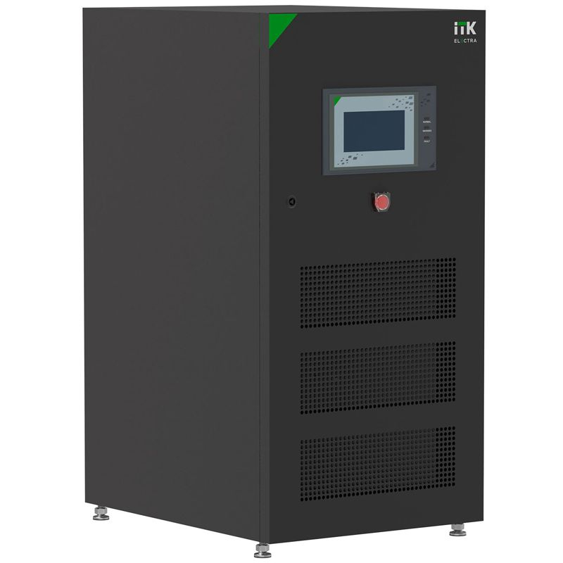 ITK ELECTRA OB ИБП Онлайн 10кВА/9кВт трехфазный с выходным трансформатором 360-384VDC без АКБ с сенсорным экраном
