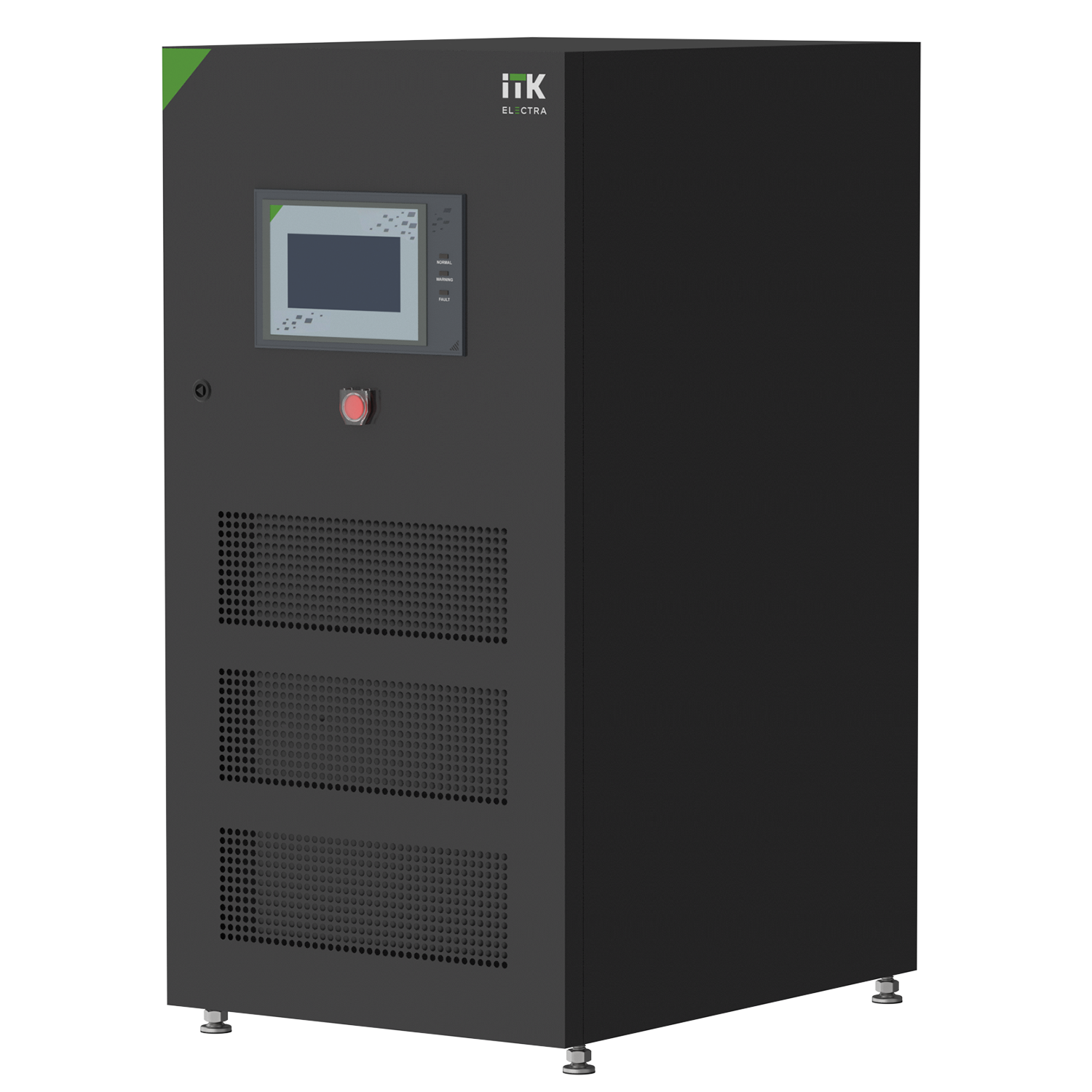 ITK ELECTRA OB ИБП Онлайн 60кВА/54кВт трехфазный с выходным трансформатором 360-384VDC без АКБ с сенсорным экраном