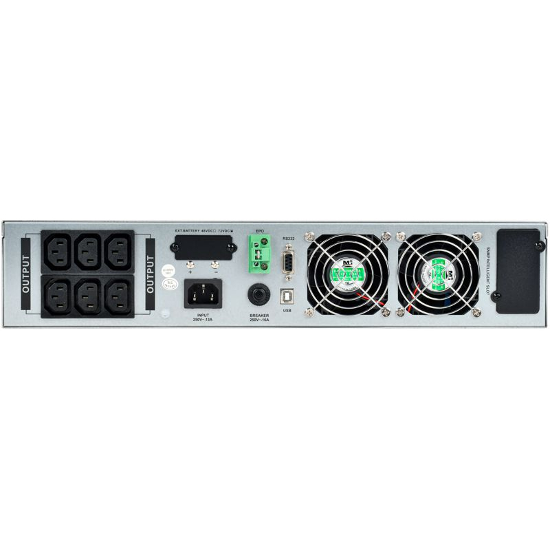 ITK ELECTRA OR ИБП однофазный онлайн 3кВА/3кВт 2U LCD дисплей 72VDC 6xC13 c АКБ 6х7AH USB EPO RS232 SNMP слот Rack/Tower