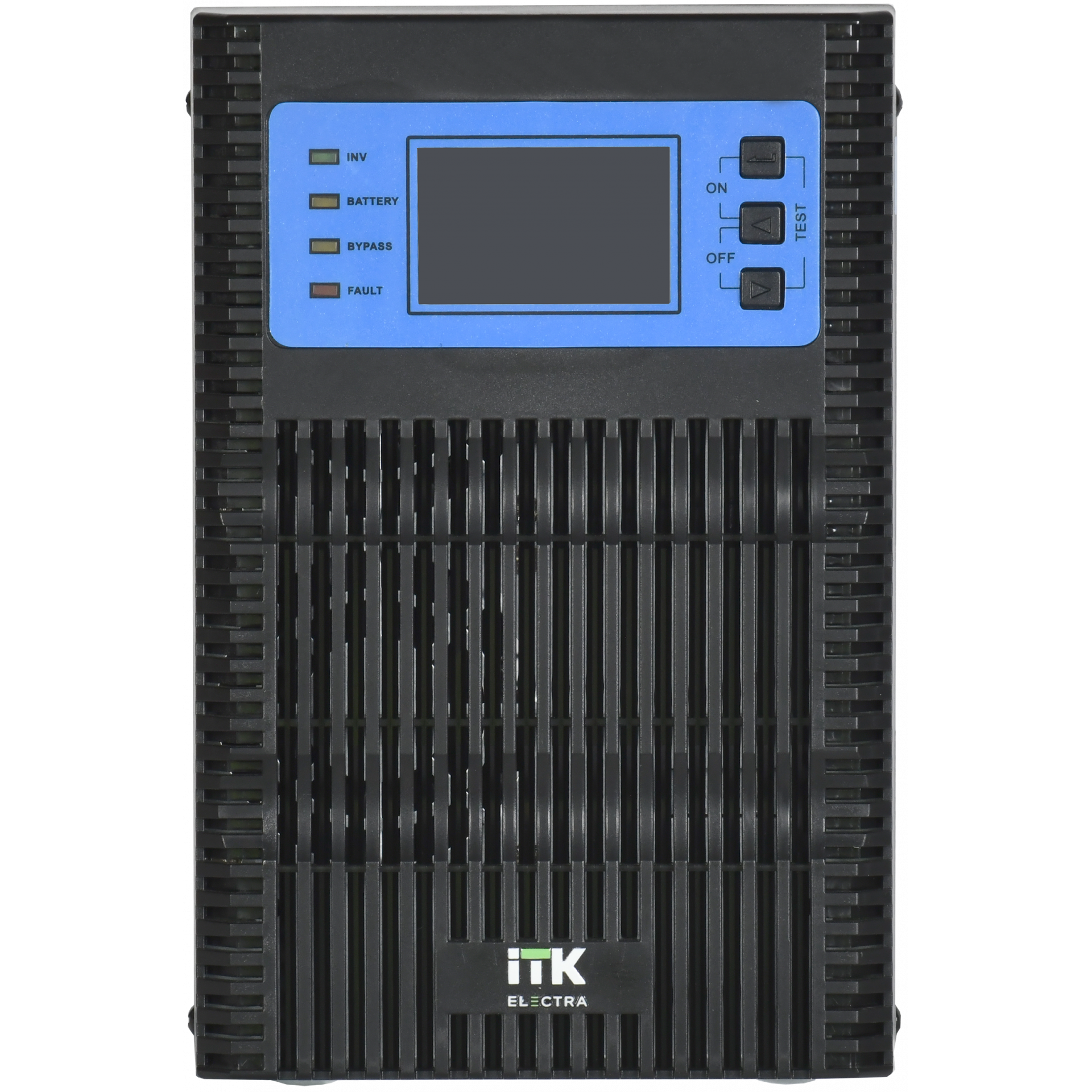 ITK ELECTRA OT ИБП однофазный онлайн 2кВА/2кВт LCD дисплей 48VDC 4хС13 с АКБ 4х9AH USB EPO RS232 SNMP слот Tower