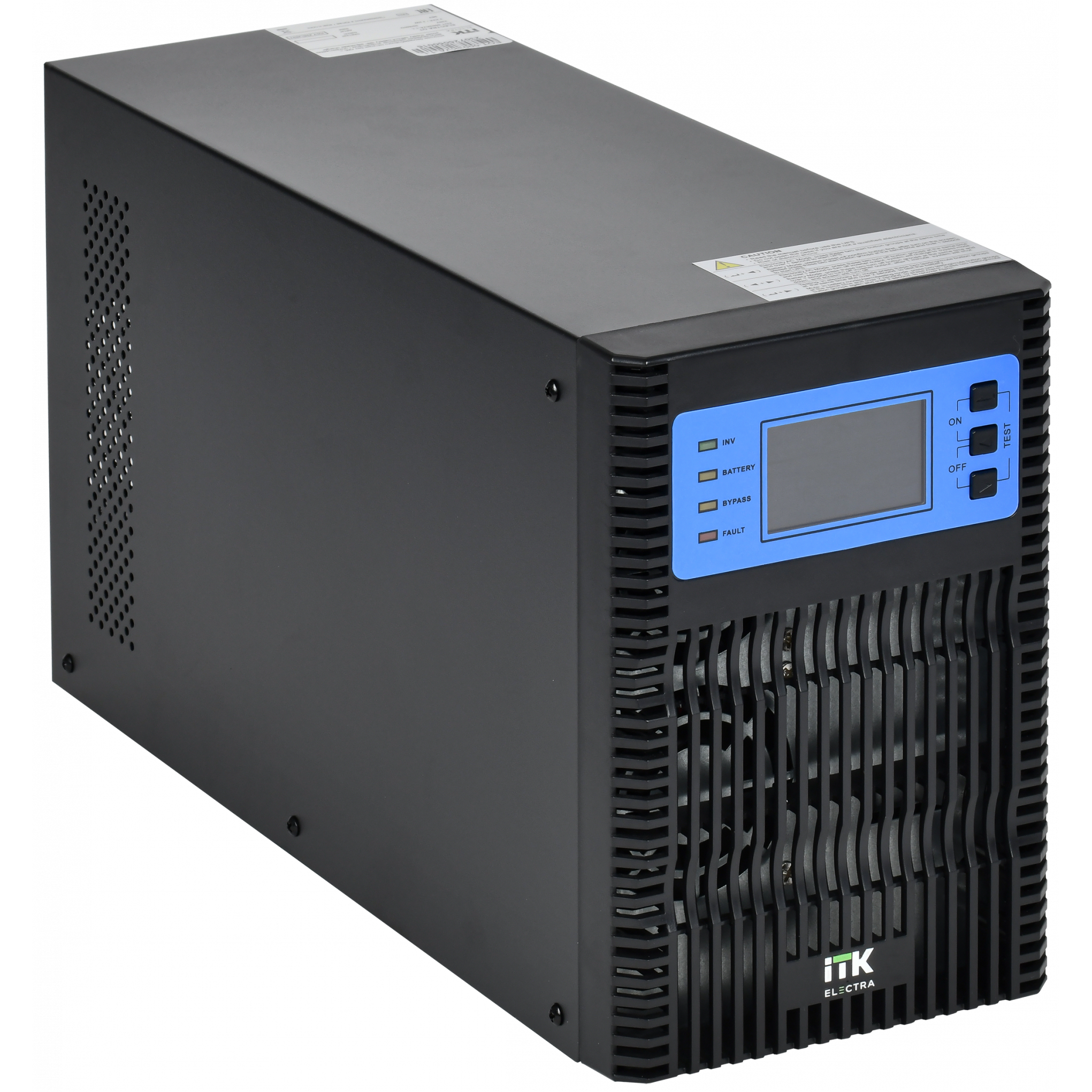 ITK ELECTRA OT ИБП однофазный онлайн 2кВА/2кВт LCD дисплей 48VDC 4хС13 с АКБ 4х9AH USB EPO RS232 SNMP слот Tower