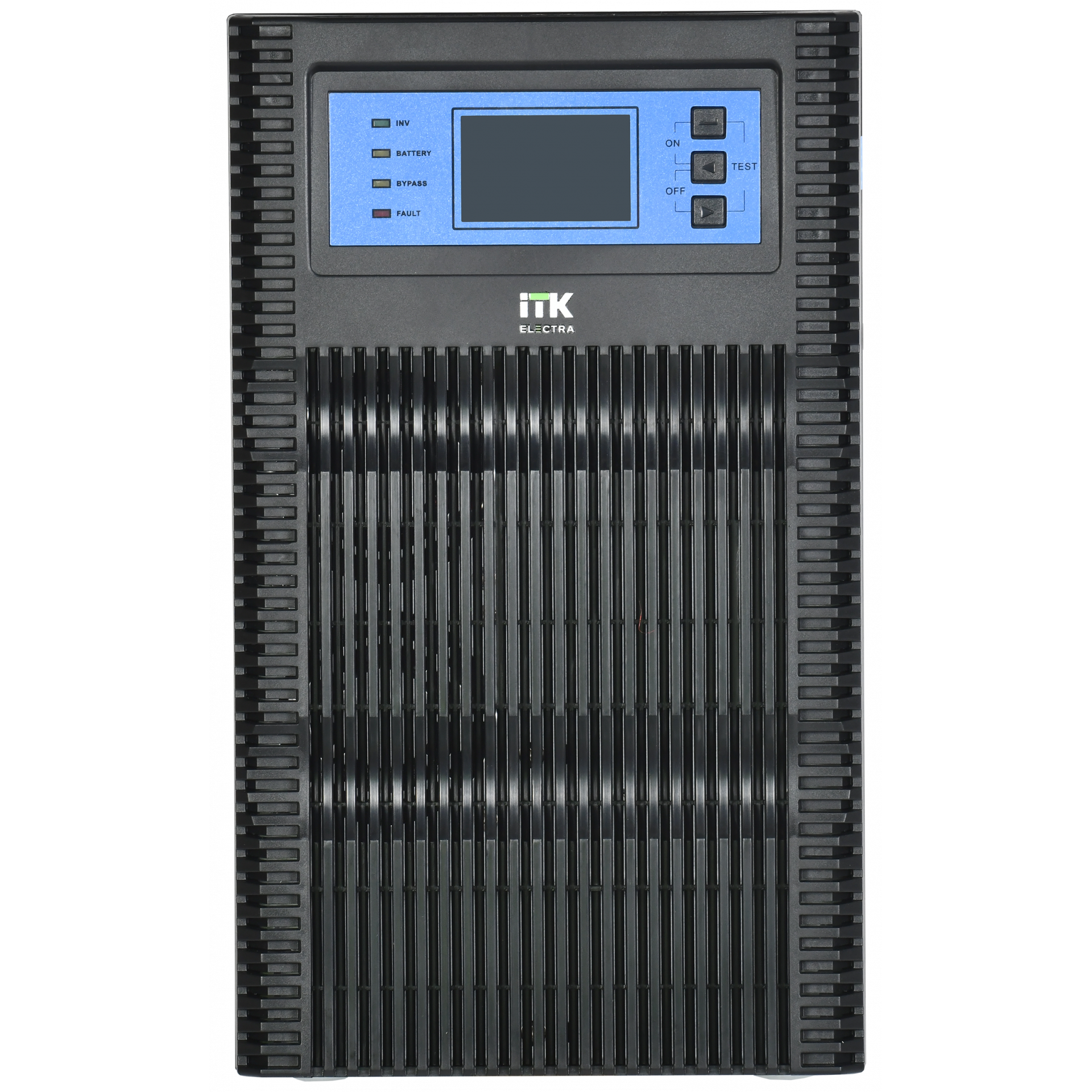 ITK ELECTRA OT ИБП однофазный онлайн 3кВА/3кВт LCD дисплей 72VDC 4хС13 с АКБ 6х7AH USB EPO RS232 SNMP слот Tower