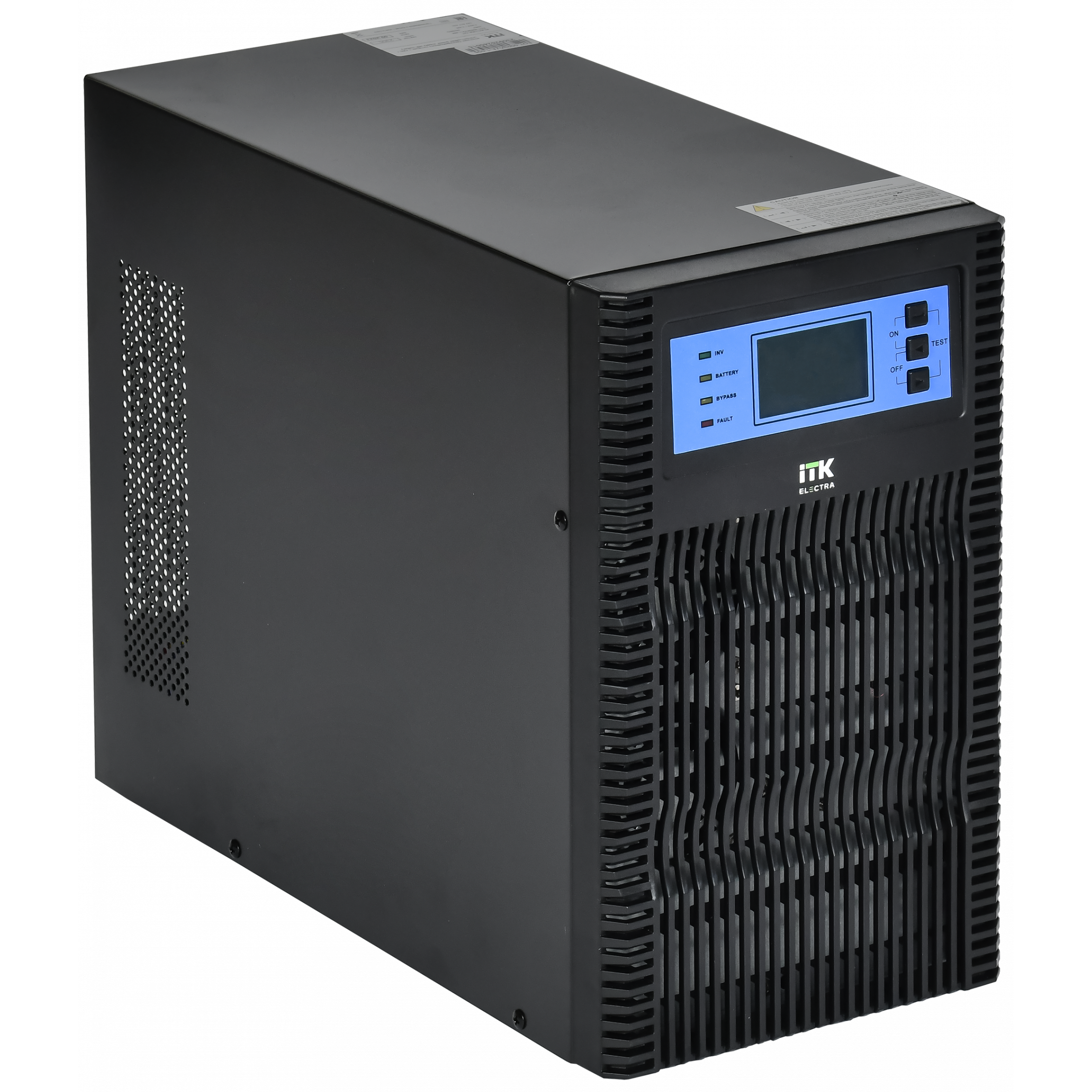 ITK ELECTRA OT ИБП однофазный онлайн 3кВА/3кВт LCD дисплей 72VDC 4хС13 с АКБ 6х7AH USB EPO RS232 SNMP слот Tower