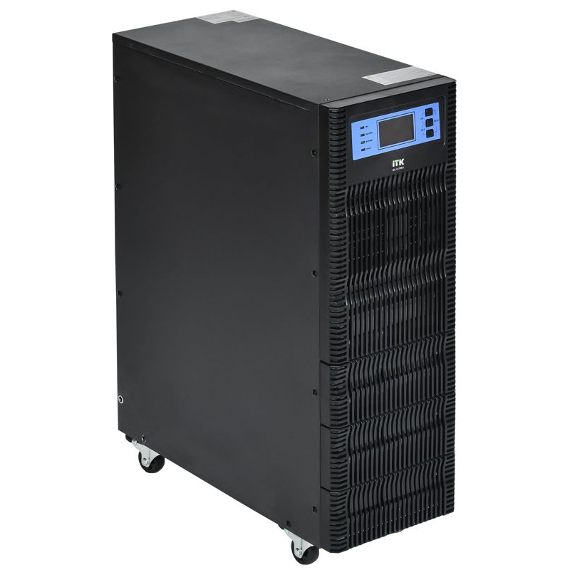 ITK ELECTRA OT ИБП однофазный онлайн 6кВА/6кВт LCD дисплей 192-240VDC клеммная колодка c АКБ 16х7AH USB EPO RS232 SNMP слот Tower