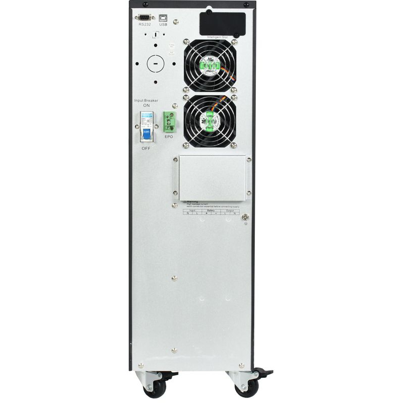 ITK ELECTRA OT ИБП однофазный онлайн 6кВА/6кВт LCD дисплей 192-240VDC клеммная колодка c АКБ 16х7AH USB EPO RS232 SNMP слот Tower