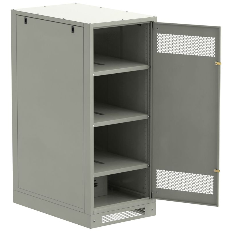 ITK LINEA B Шкаф (пустой) 1450х600х950мм металлическая дверь серый