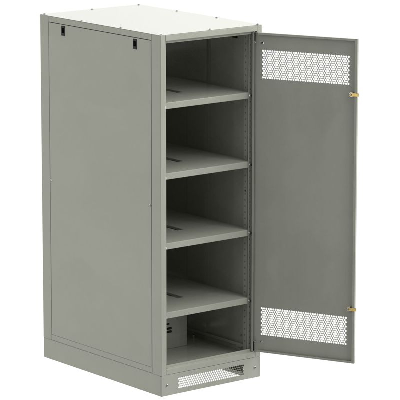 ITK LINEA B Шкаф (пустой) 1700х600х950мм металлическая дверь серый