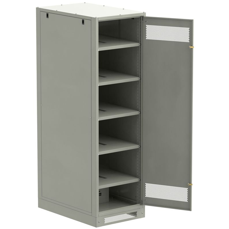 ITK LINEA B Шкаф (пустой) 2000х600х950мм металлическая дверь серый