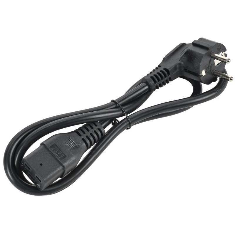 ITK Кабель электропитания PDU сечением 3х1,5 1М с разъемами C19 и Schuko