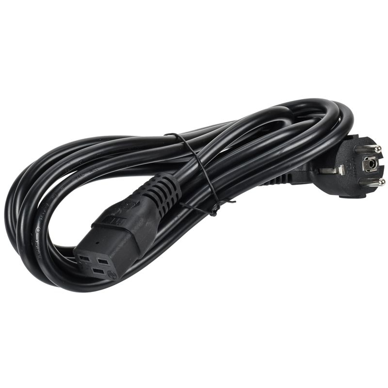 ITK Кабель электропитания PDU сечением 3х1,5 3М с разъемами C19 и Schuko