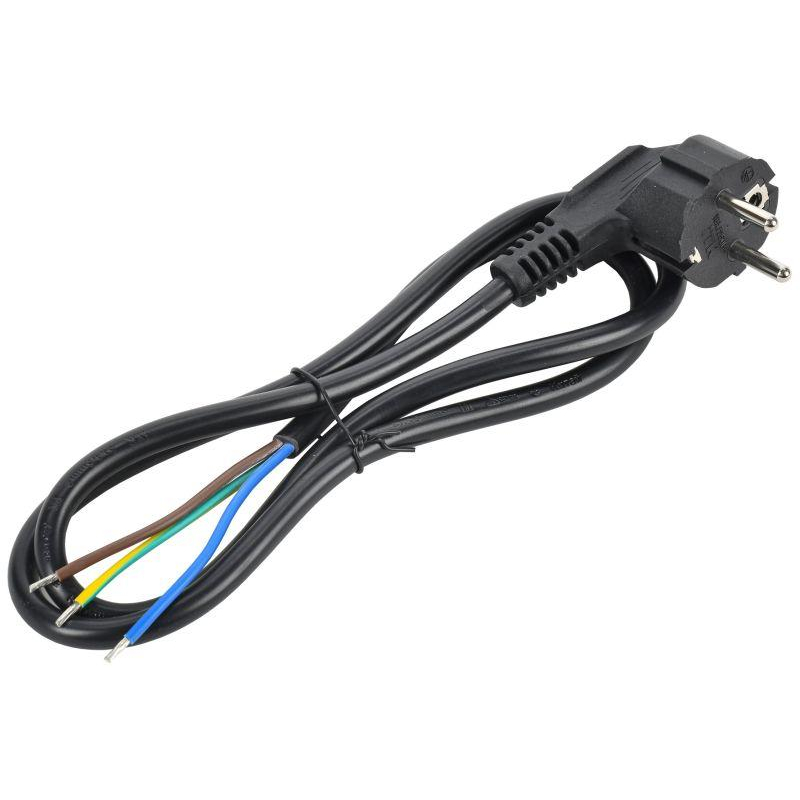 ITK Кабель электропитания PDU сечением 3х1,5 1М с разъемом Schuko и без разъема