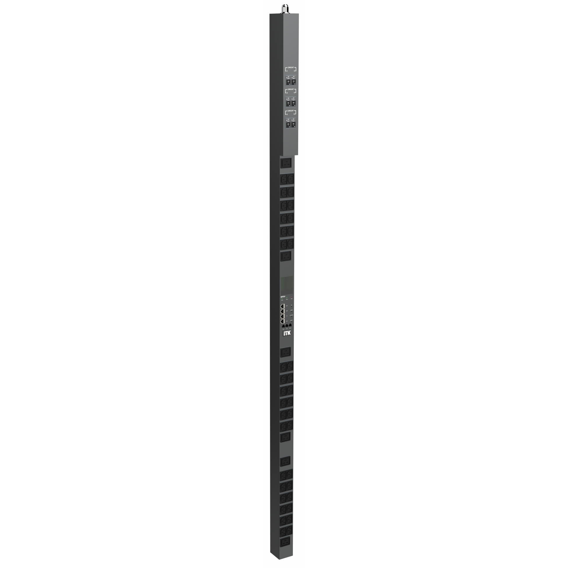 ITK CONTROL PDU с общим мониторингом и управлением PV1513 3Ф 32А 36С13 6С19 кабель 3м IEC60309
