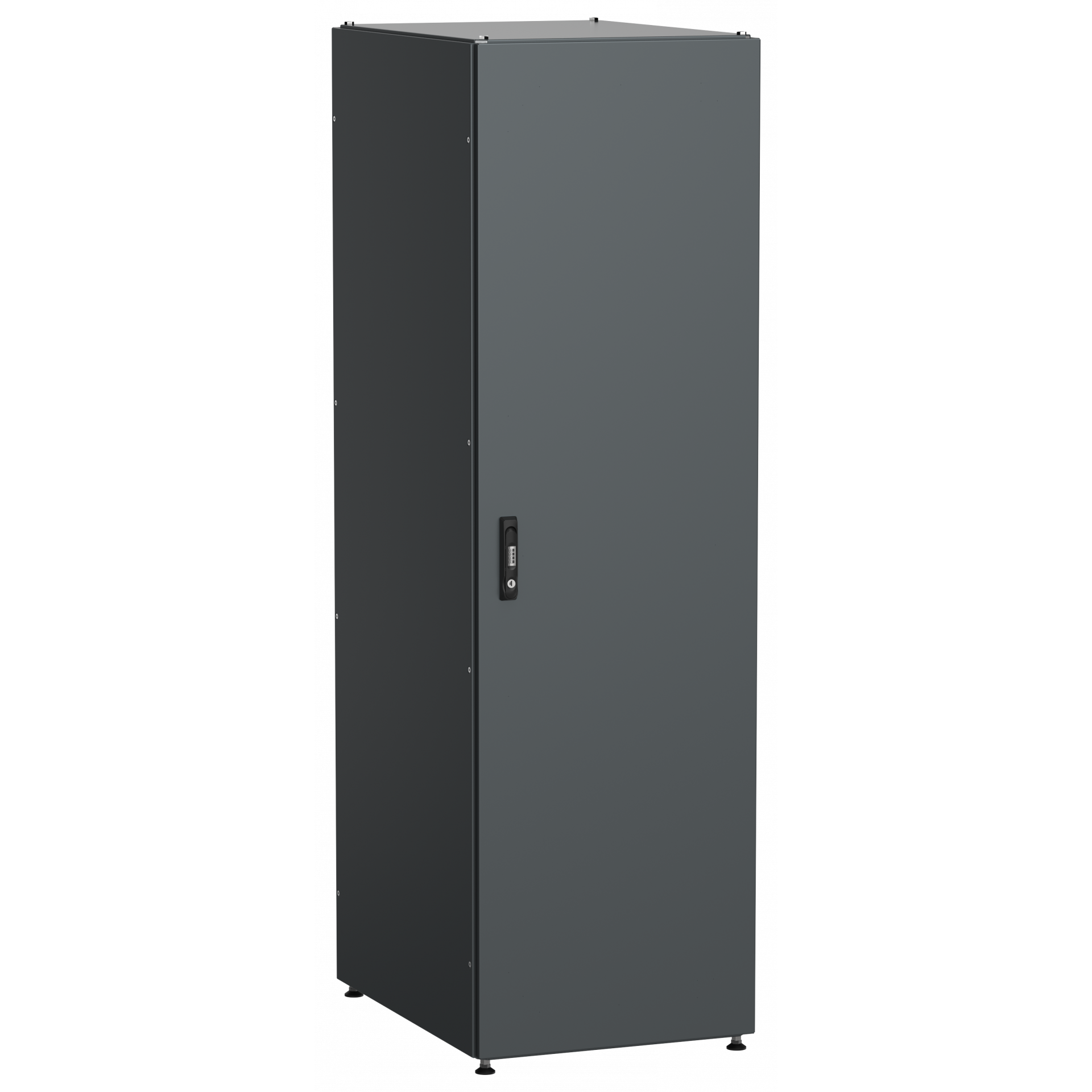ITK Шкаф серверный 19 42U 600х800мм одностворчатые глухие двери IP54 черный РФ