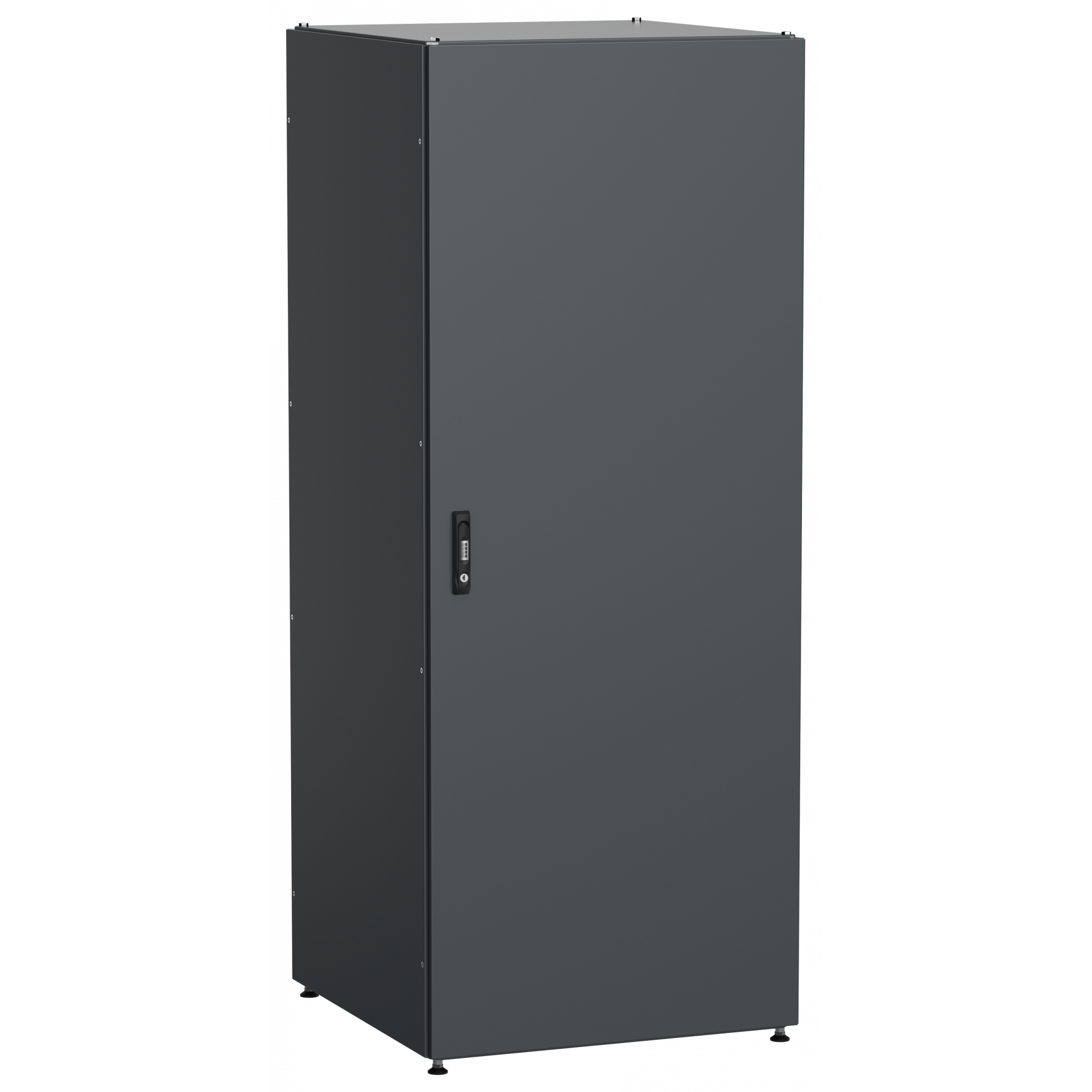 ITK Шкаф серверный 19 42U 800х800мм одностворчатые глухие двери IP54 черный РФ