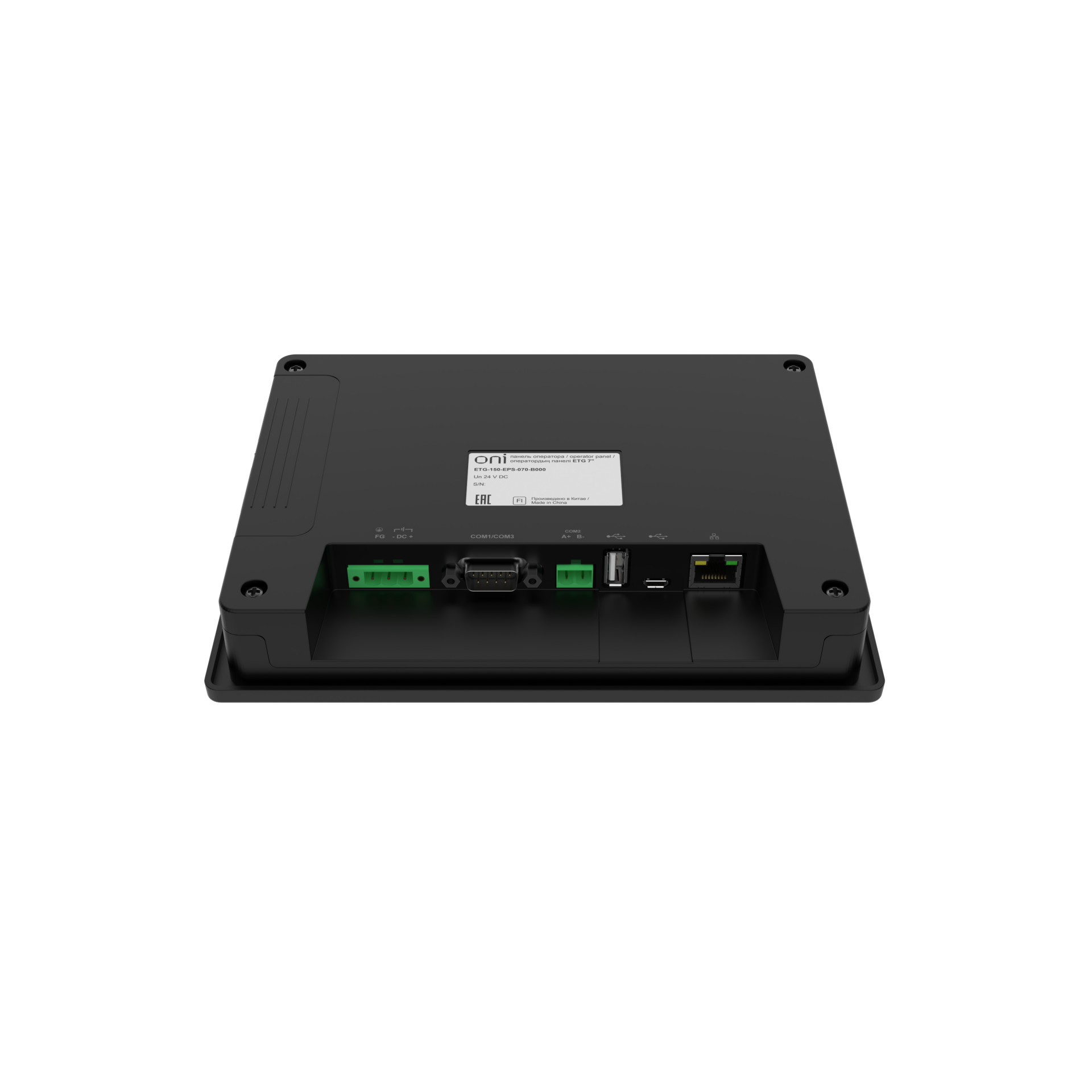 Панель оператора базовая ETG 7 черная Ethernet ONI