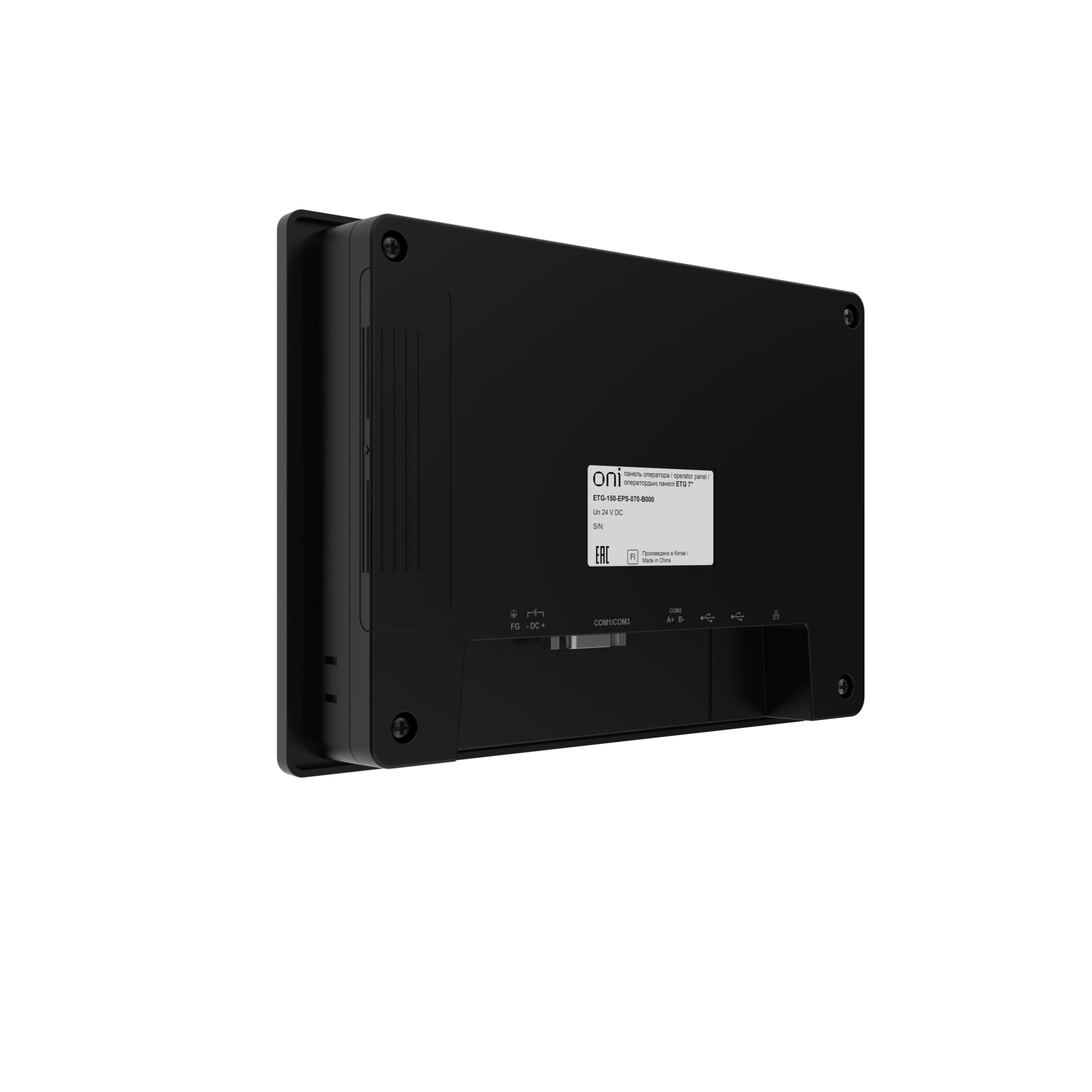 Панель оператора базовая ETG 7 черная Ethernet ONI