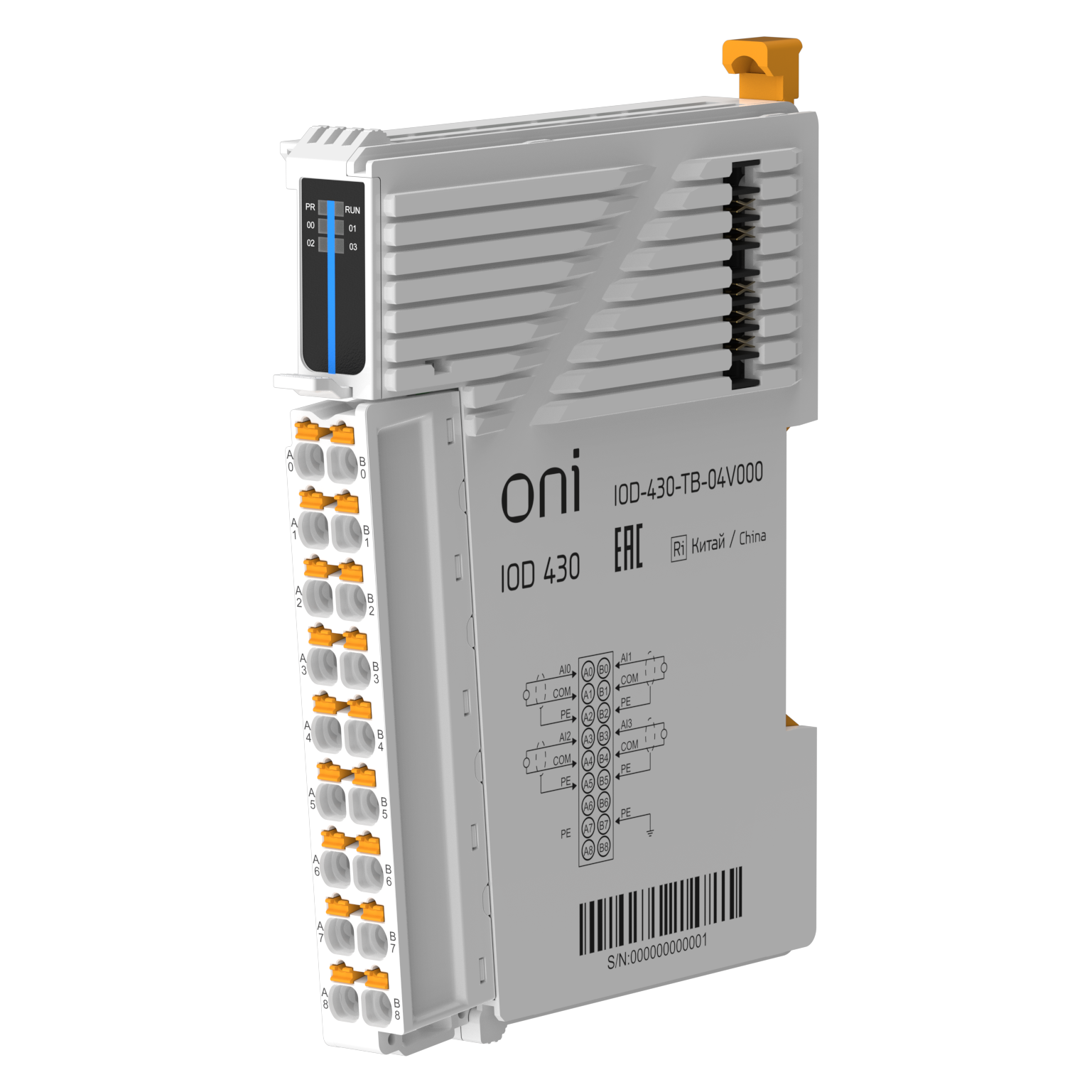 IOD 430 Модуль аналогового ввода 4 сигнала напряжения ONI