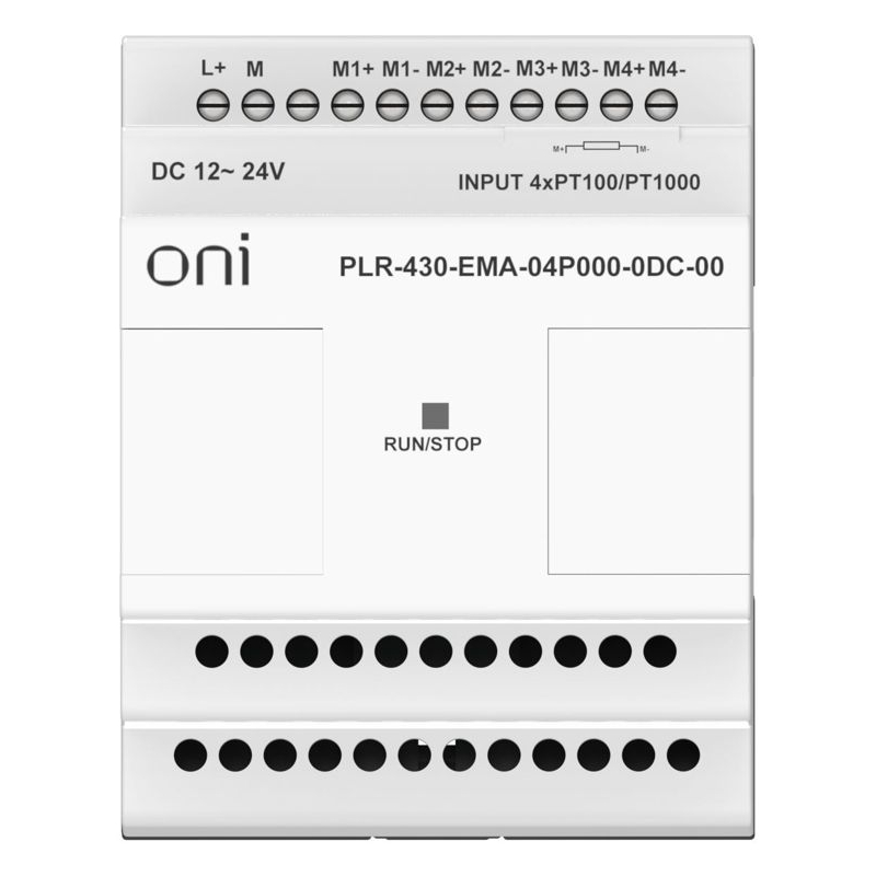 ПЛК 430 Модуль расширения входов выходов 4 входа Pt100/Pt1000 24В DC ONI