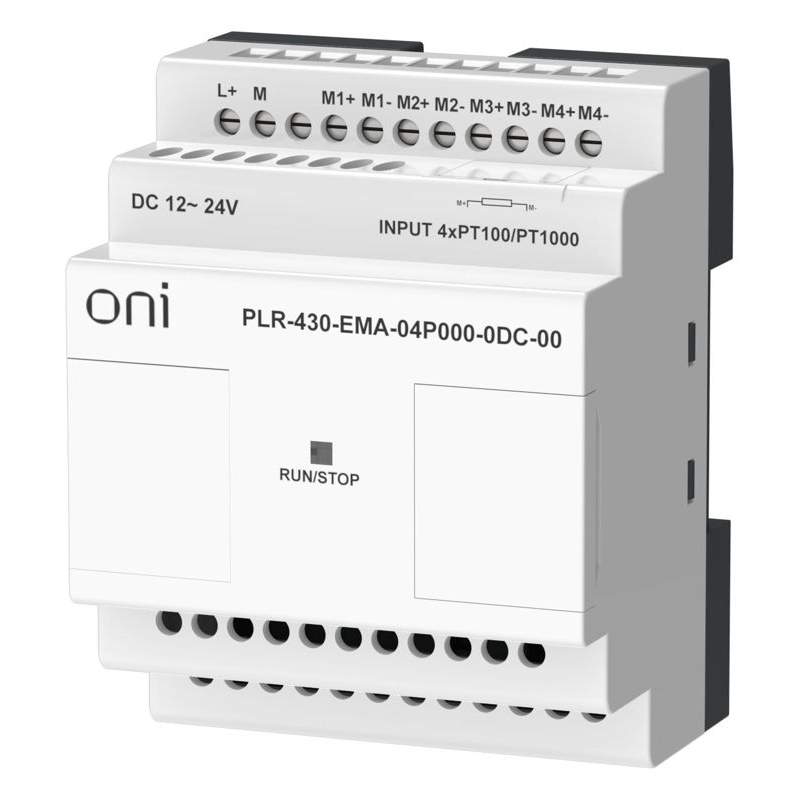 ПЛК 430 Модуль расширения входов выходов 4 входа Pt100/Pt1000 24В DC ONI