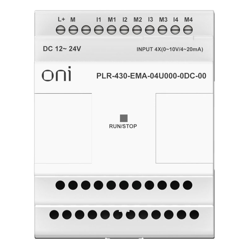 ПЛК 430 Модуль расширения входов выходов 4 UI (0-20 мА/0-10 В) 24В DC ONI