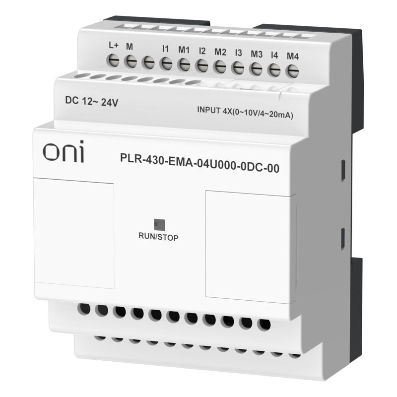 ПЛК 430 Модуль расширения входов выходов 4 UI (0-20 мА/0-10 В) 24В DC ONI