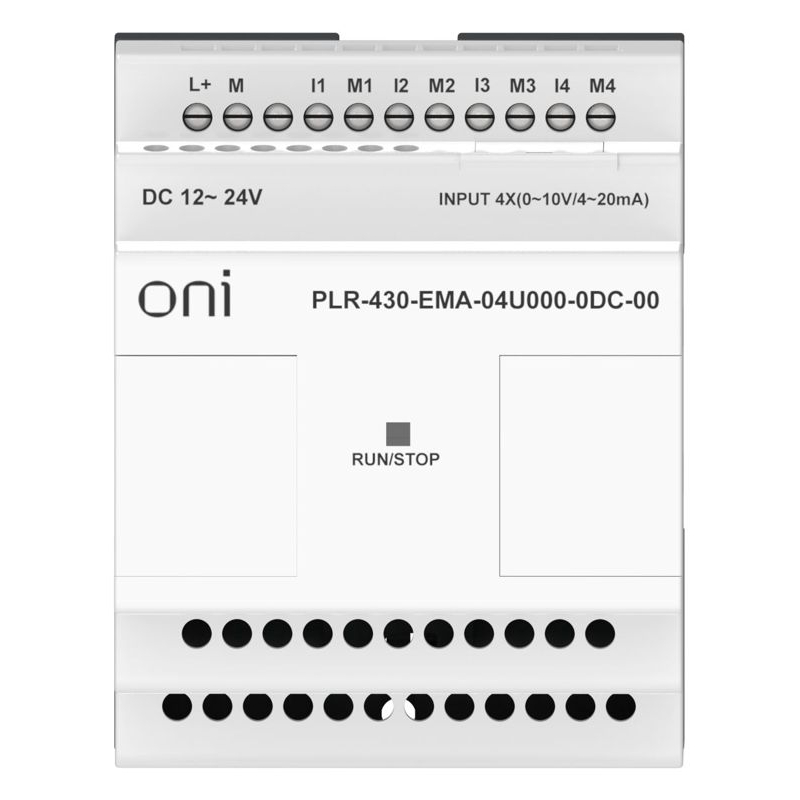 ПЛК 430 Модуль расширения входов выходов 4 UI (0-20 мА/0-10 В) 24В DC ONI