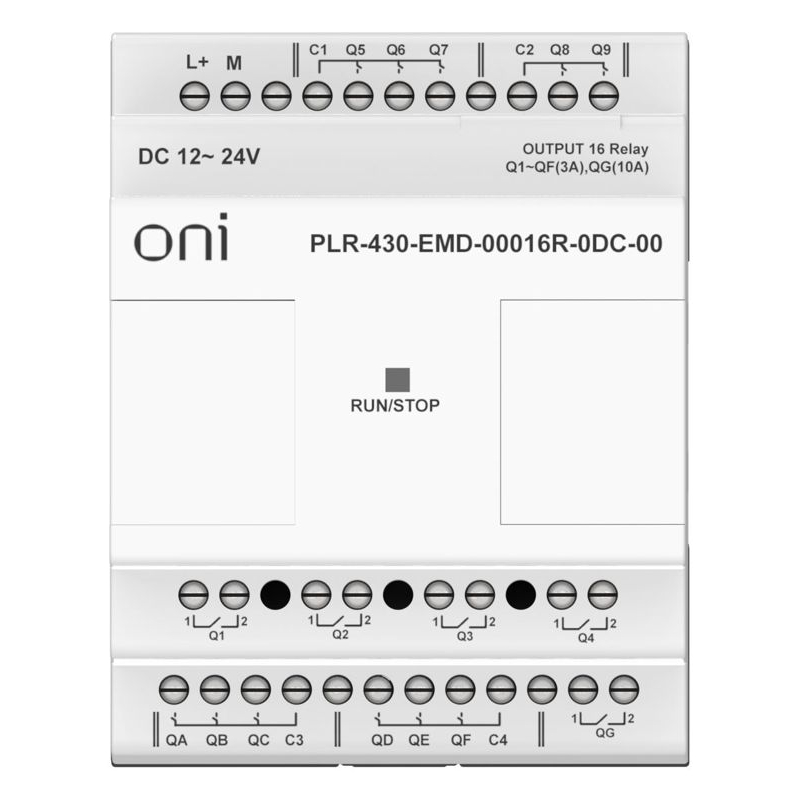 ПЛК 430 Модуль расширения входов выходов 16 RO 24В DC ONI