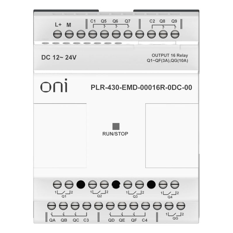 ПЛК 430 Модуль расширения входов выходов 16 RO 24В DC ONI