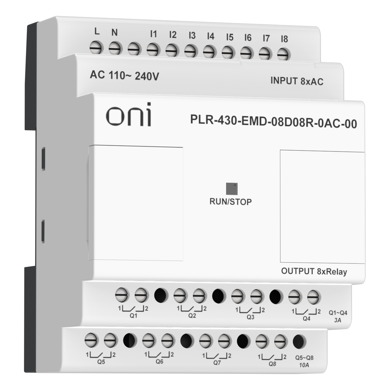 ПЛК 430 Модуль расширения входов выходов 8 DI 8 RO 220В AC ONI