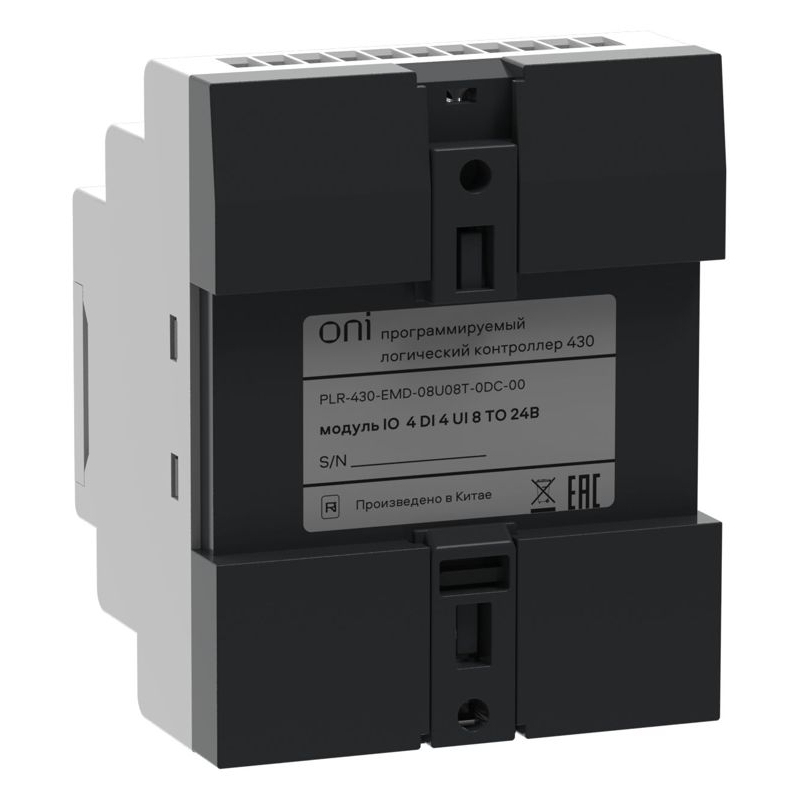 ПЛК 430 Модуль расширения входов выходов 4 DI 4 UI (0-10 В/DI) 8 TO 24В DC ONI
