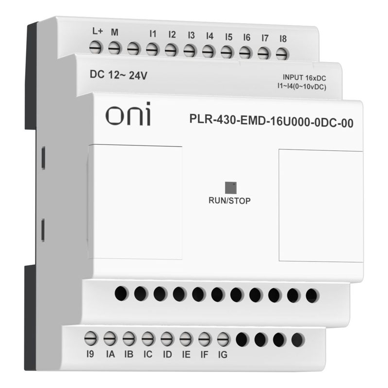 ПЛК 430 Модуль расширения входов выходов 12 DI 4 UI (0-10 В/DI) 24В DC ONI