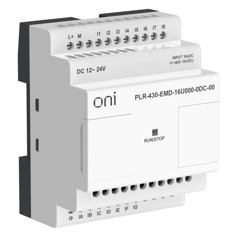 ПЛК 430 Модуль расширения входов выходов 12 DI 4 UI (0-10 В/DI) 24В DC ONI