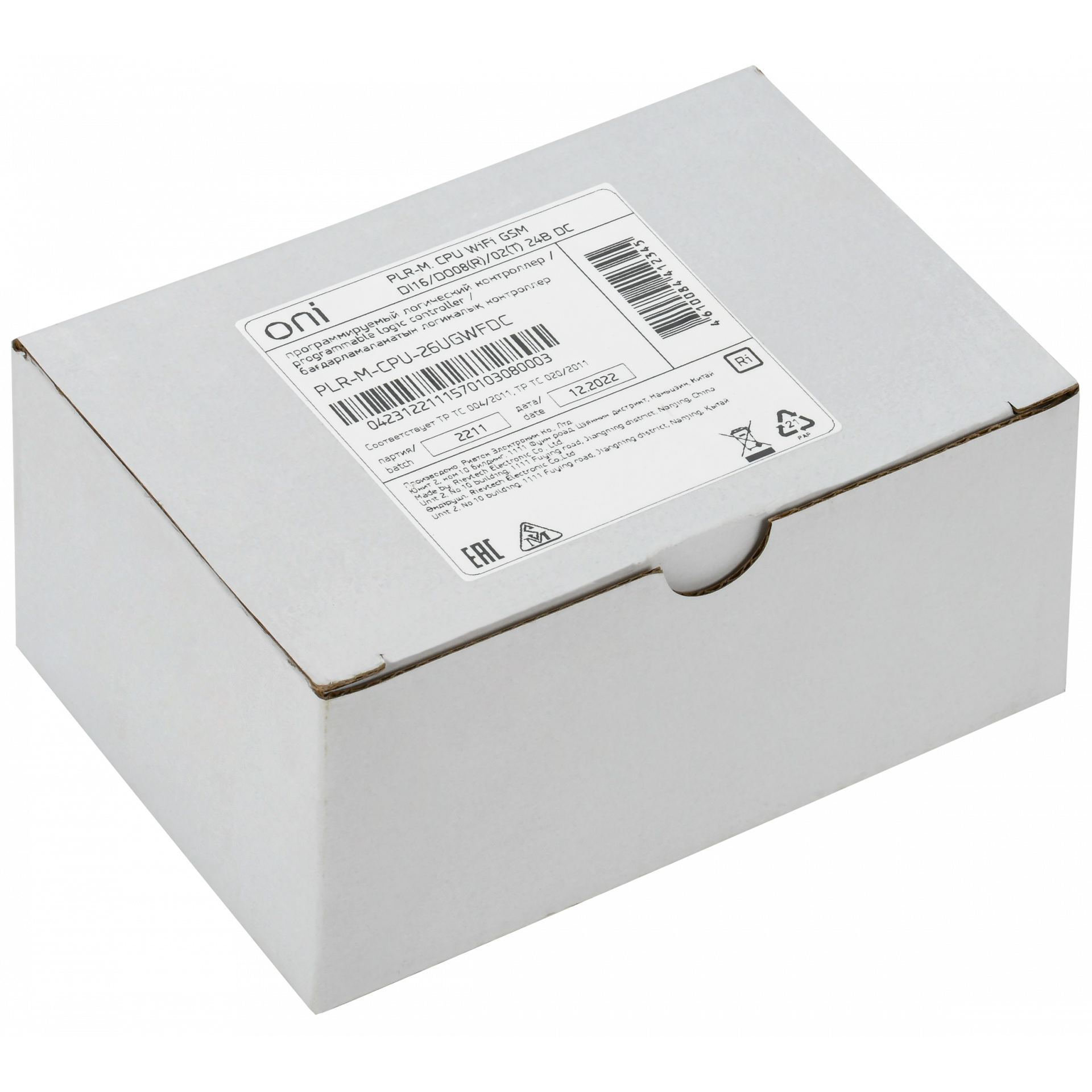 Микро ПЛК PLR-M. CPU WiFi GSM DI16/DO08(R)/02(T) 24В DC ONI