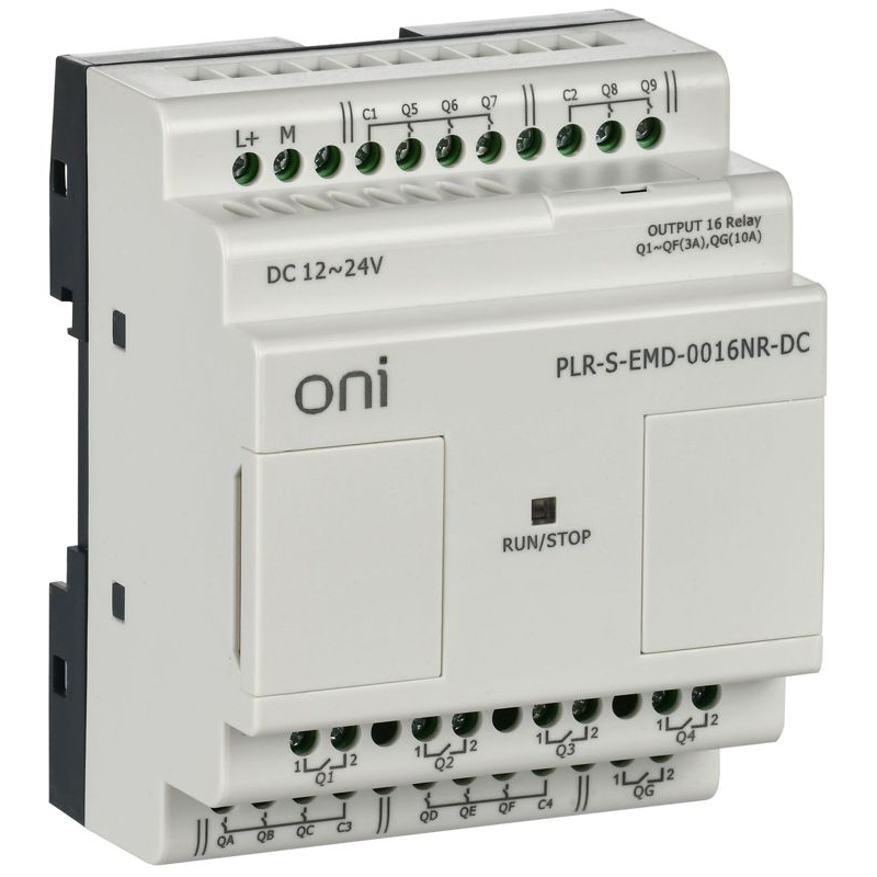 Логическое реле PLR-S ONI. Модуль расширения 16 каналами релейного вывода. Напряжение питания 12-24 В DC