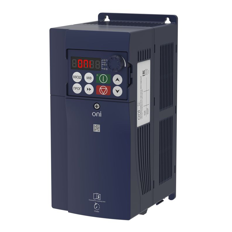 Преобразователь частоты FC-230 3Ф 380В 7,5кВт 17А встроенный тормозной модуль ONI