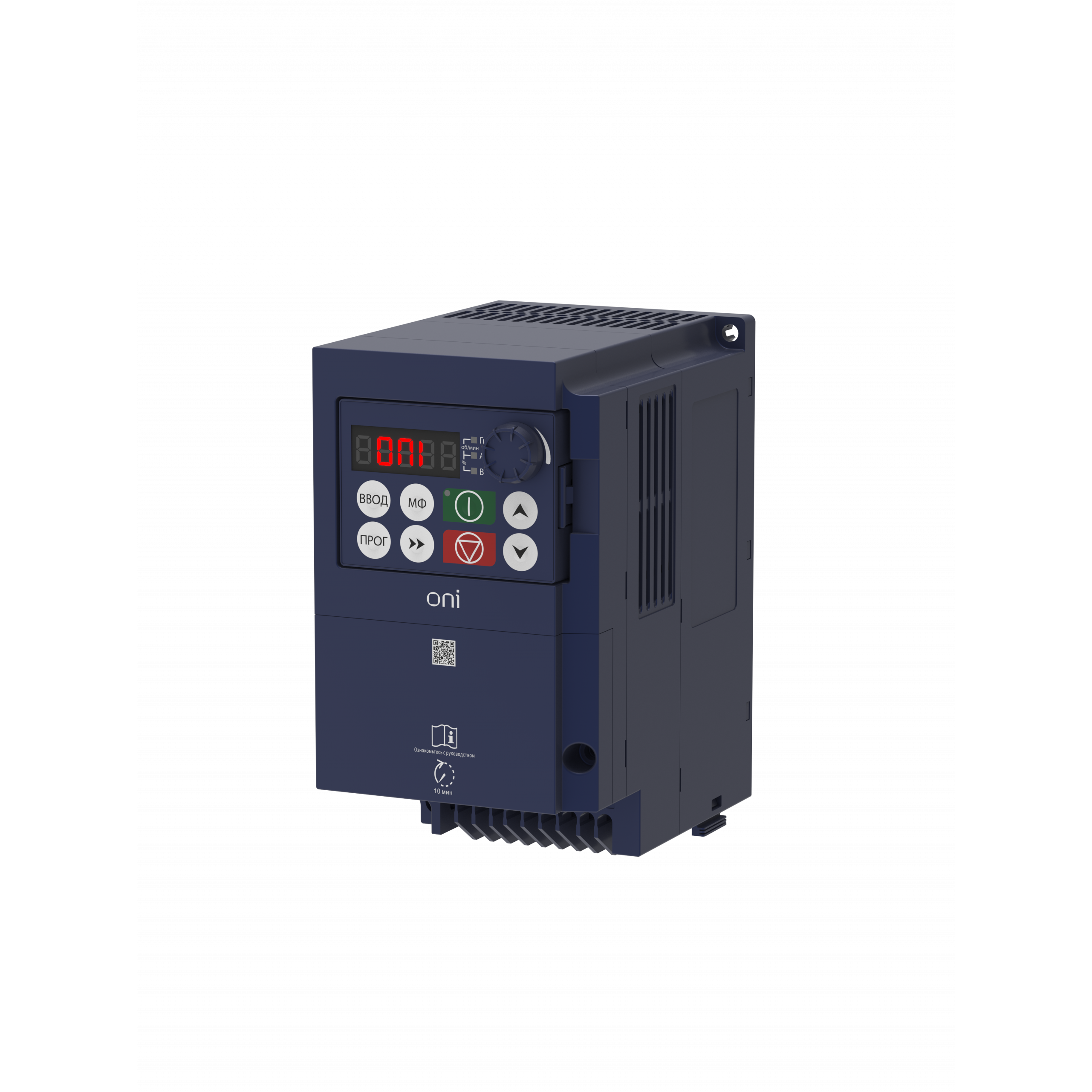 Преобразователь частоты FC-430 380В 3Ф 1,5кВт 4А встроенный тормозной модуль ONI