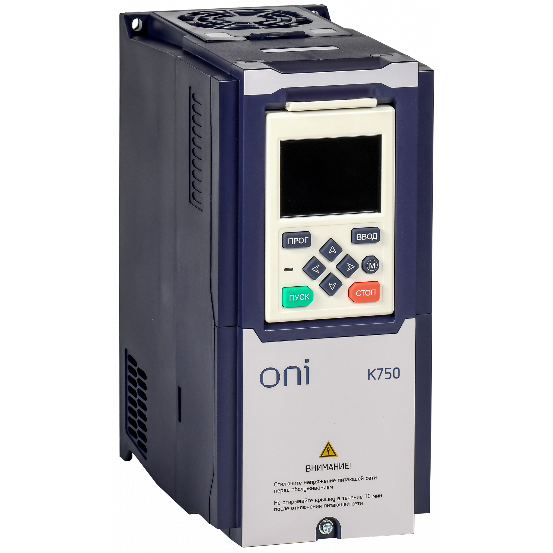 Преобразователь частоты K750 380В 3Ф 2,2кВт 5,6А со встроенным тормозом ONI