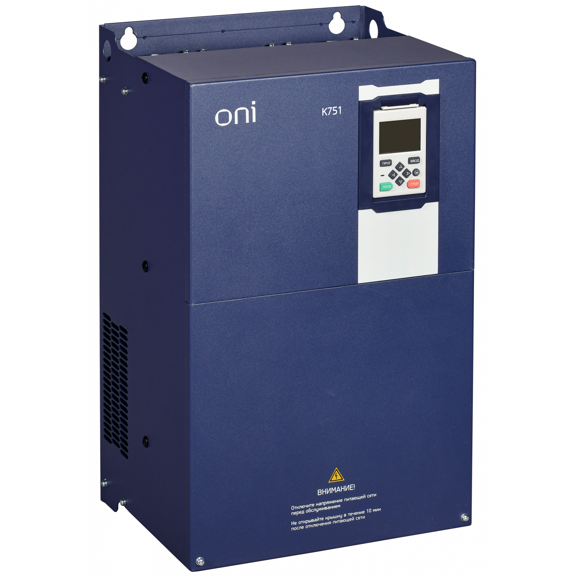 Преобразователь частоты K751 380В 3Ф 4-5,5кВт 9,4-13А со встроенным тормозом ONI
