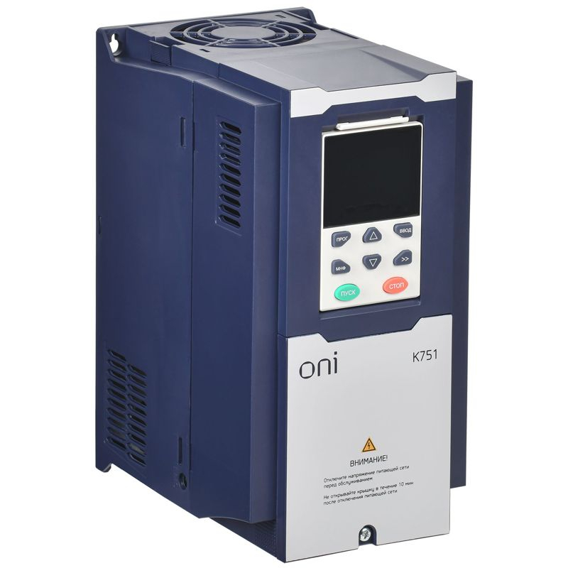 Преобразователь частоты K751 380В 3Ф 5,5-7,5кВт 13-17А ONI