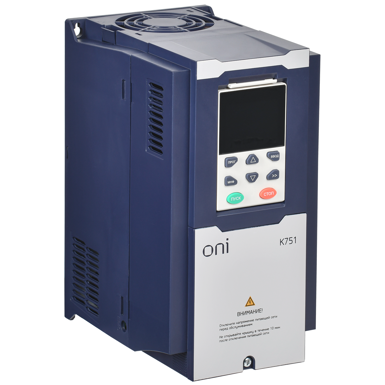 Преобразователь частоты K751 380В 3Ф 7,5-11кВт 17-25А ONI