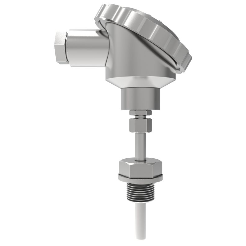 Преобразователь температуры погружной РТ1000 G1/2 50мм 2м монтажная головка ONI
