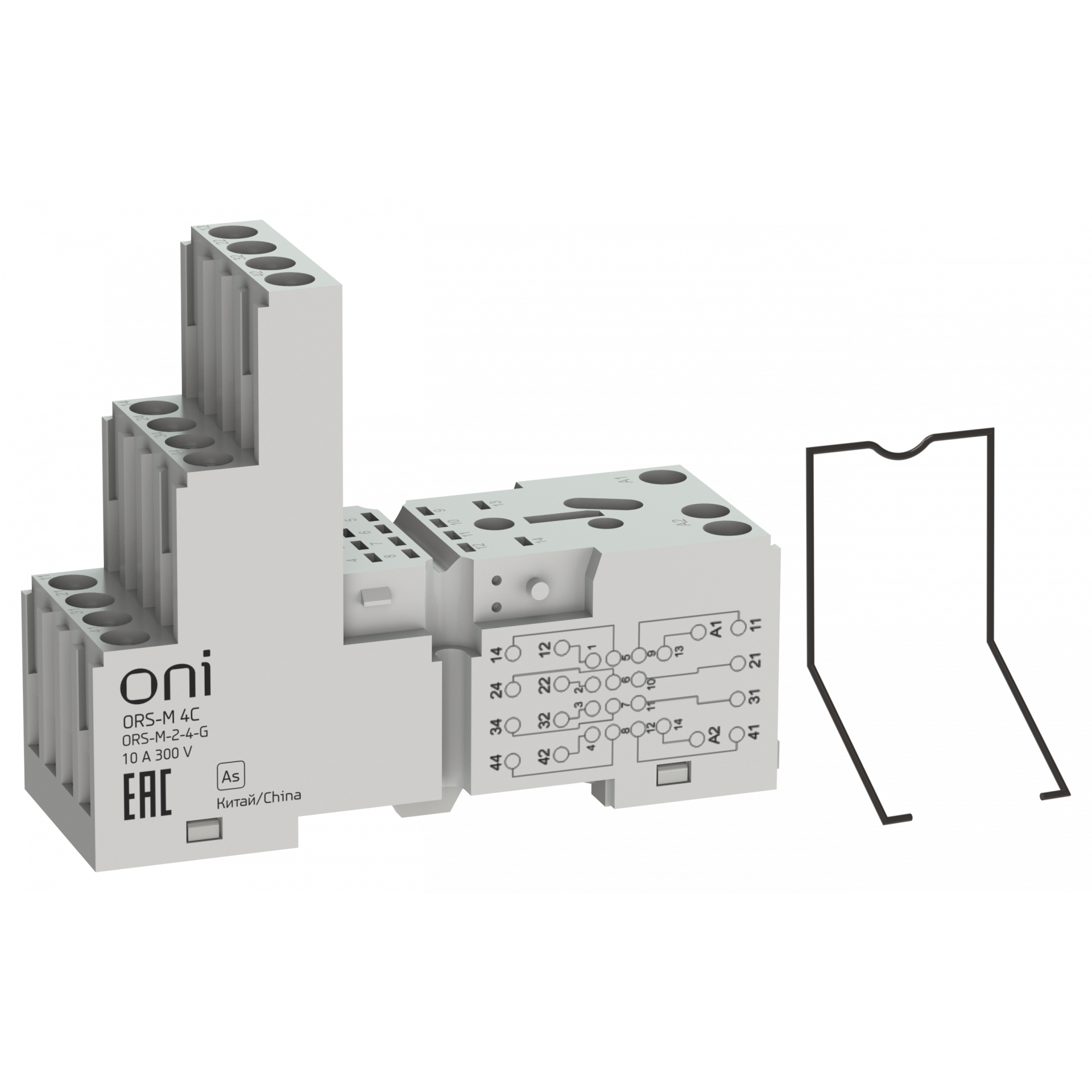 Розетка трехъярусная ORS-M для реле ORM 4C ONI