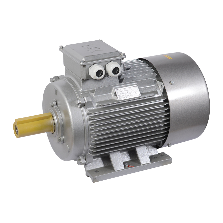 DRIVE Электродвигатель трехфазный АИР 132M4 660В 11кВт 1500об/мин 1081 Pt100 в обмотках IEK