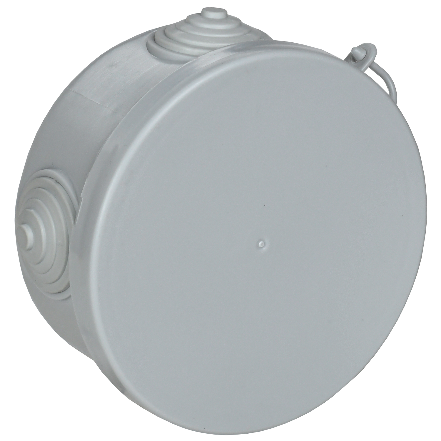 Коробка распаячная КМ для открытой проводки D=85х40мм IP54 4 гермоввода (7035) GENERICA