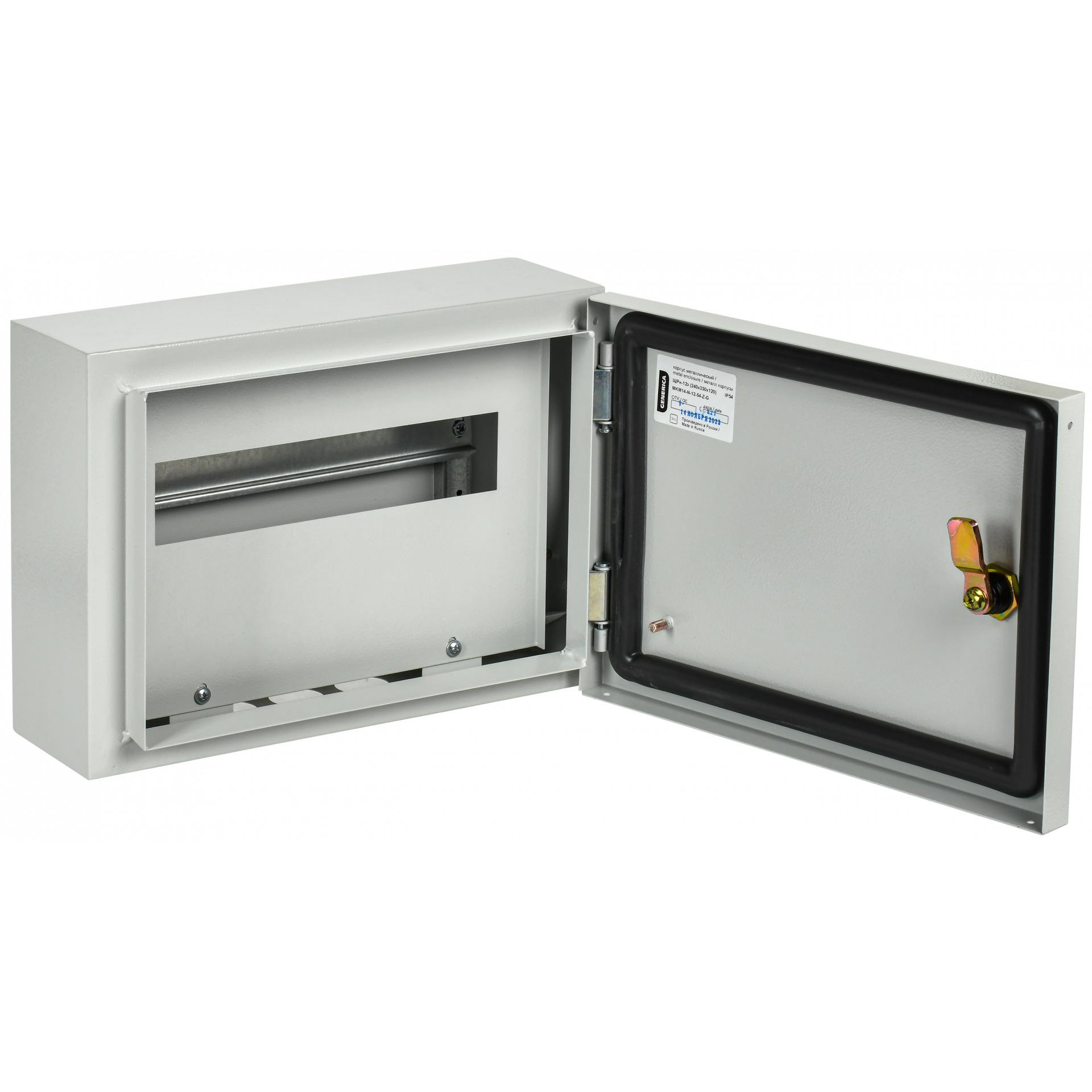 Корпус металлический распределительный ЩРн-12з (240х330х120мм) IP54 GENERICA